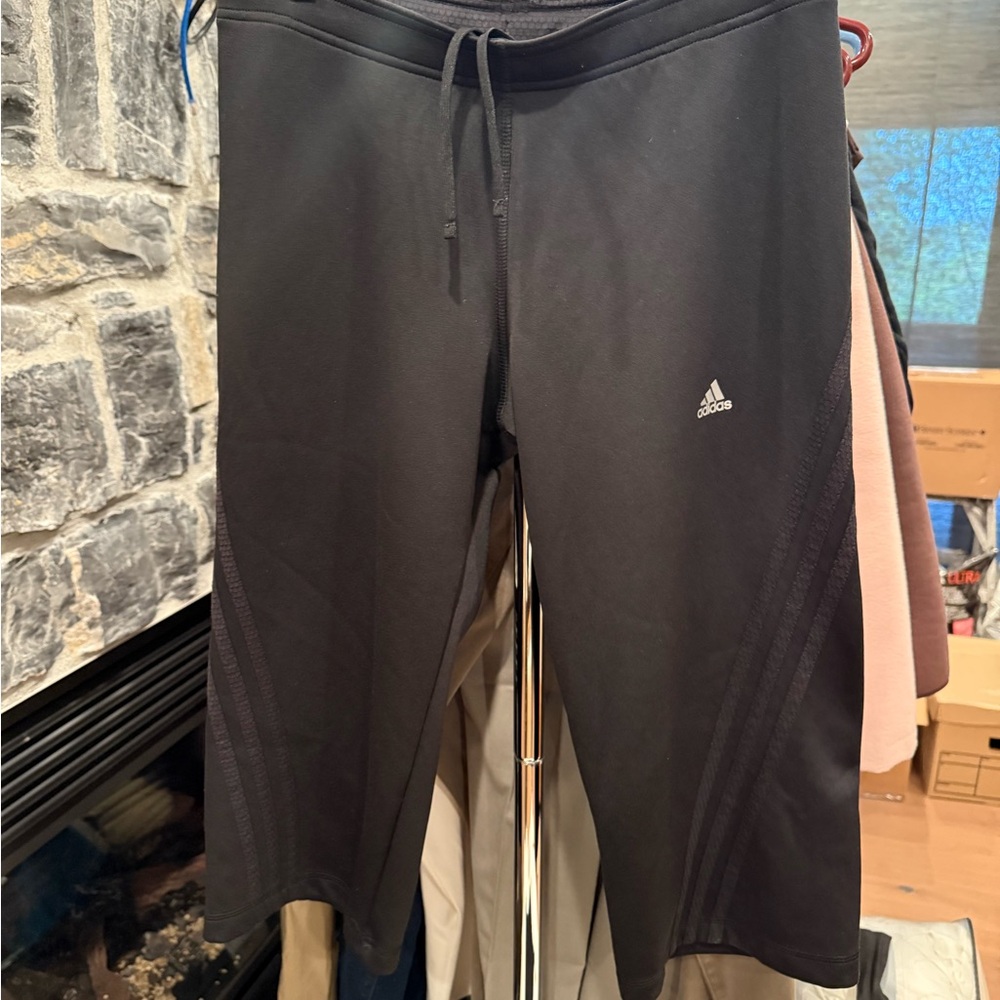 Adidas Black Performance Capris